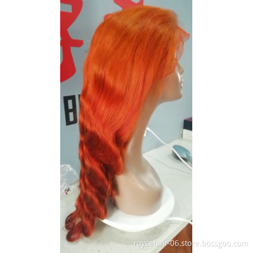 Wig Women 1B 27 Color Honey Blonde  1b 613 Blond Lace Front Brazilian Loose Wave Remy human Hair wigs pre plucked bleached Knots